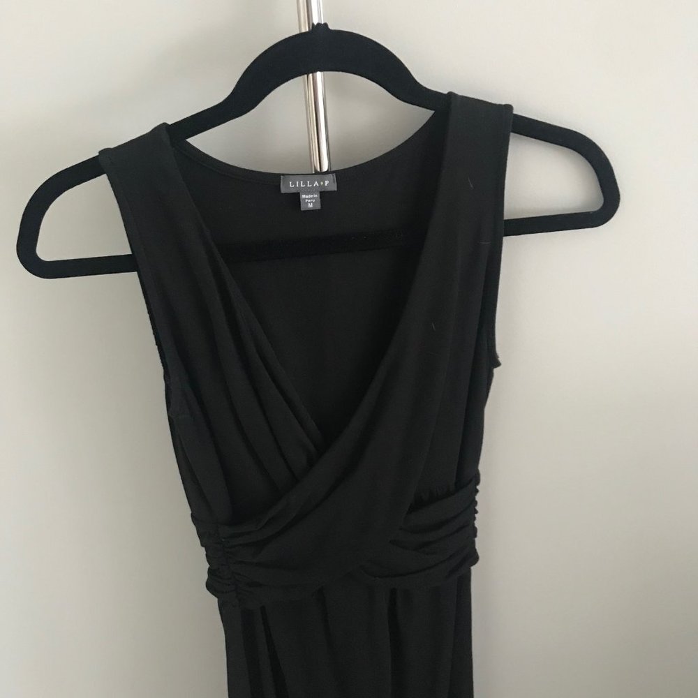 Lilla P Black Sleeveless Dress